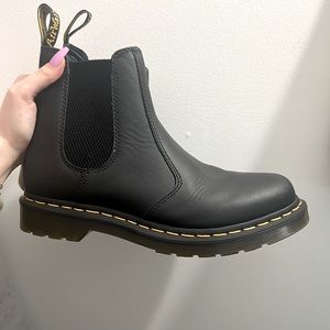 Black Doc Marten 2976 Chelsea Boot women’s. Never worn size 8